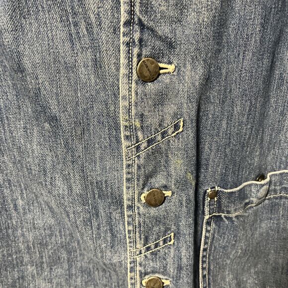 BLUE WILLI'S Rare Vintage Trucker Denim Jacket Blue Jean Mens Size XXXL - Picture 6 of 16